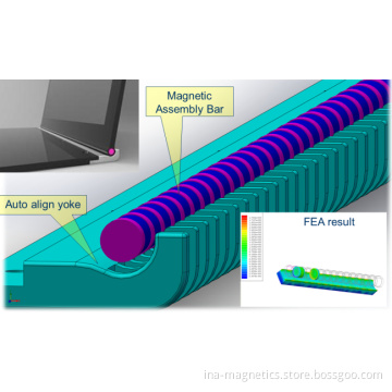 Magnetic Hinge for It Equipment